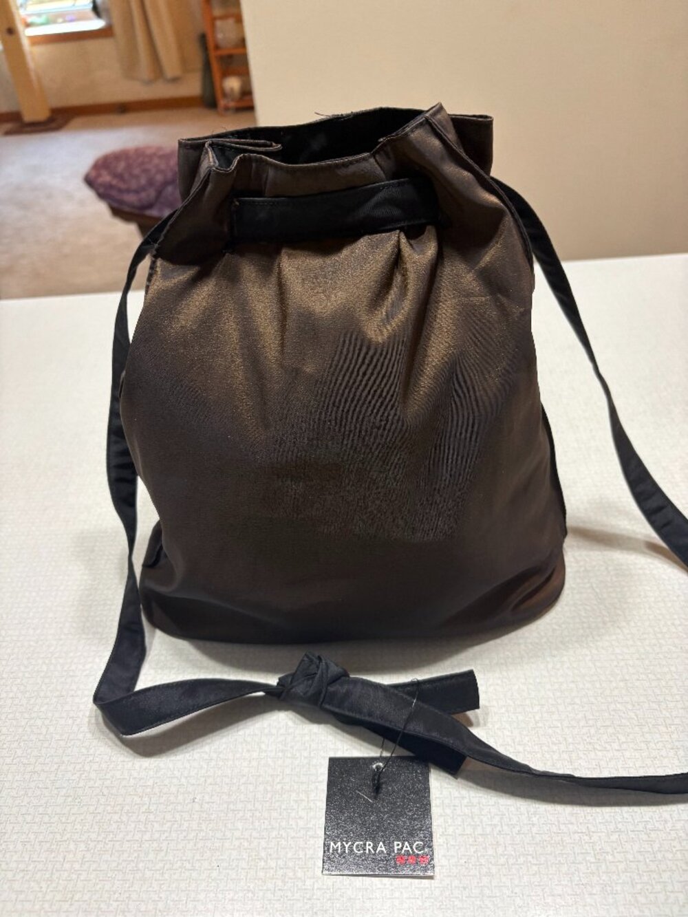 NWT Mycra Waterproof Pac in Reversable Bronze or Black